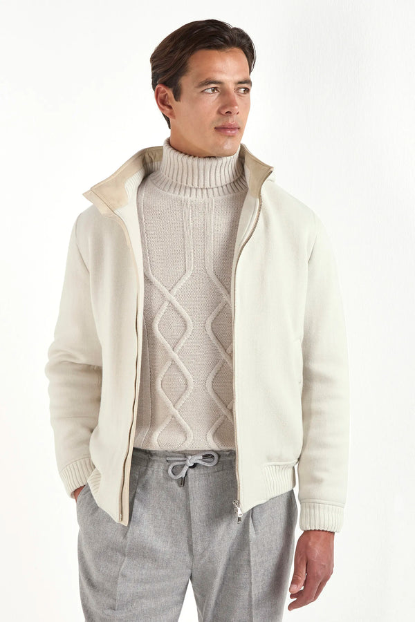 off white hooded bomber, men's hooded bomber, italian hooded bomber, off white bomber jacket, luxury men's bomber, elegant men's bomber, refined hooded bomber, tailored off white bomber, premium italian bomber, sophisticated men's bomber, timeless italian bomber, upscale men's bomber, classic off white bomber, italian craftsmanship bomber, premium men's off white bomber, refined italian bomber