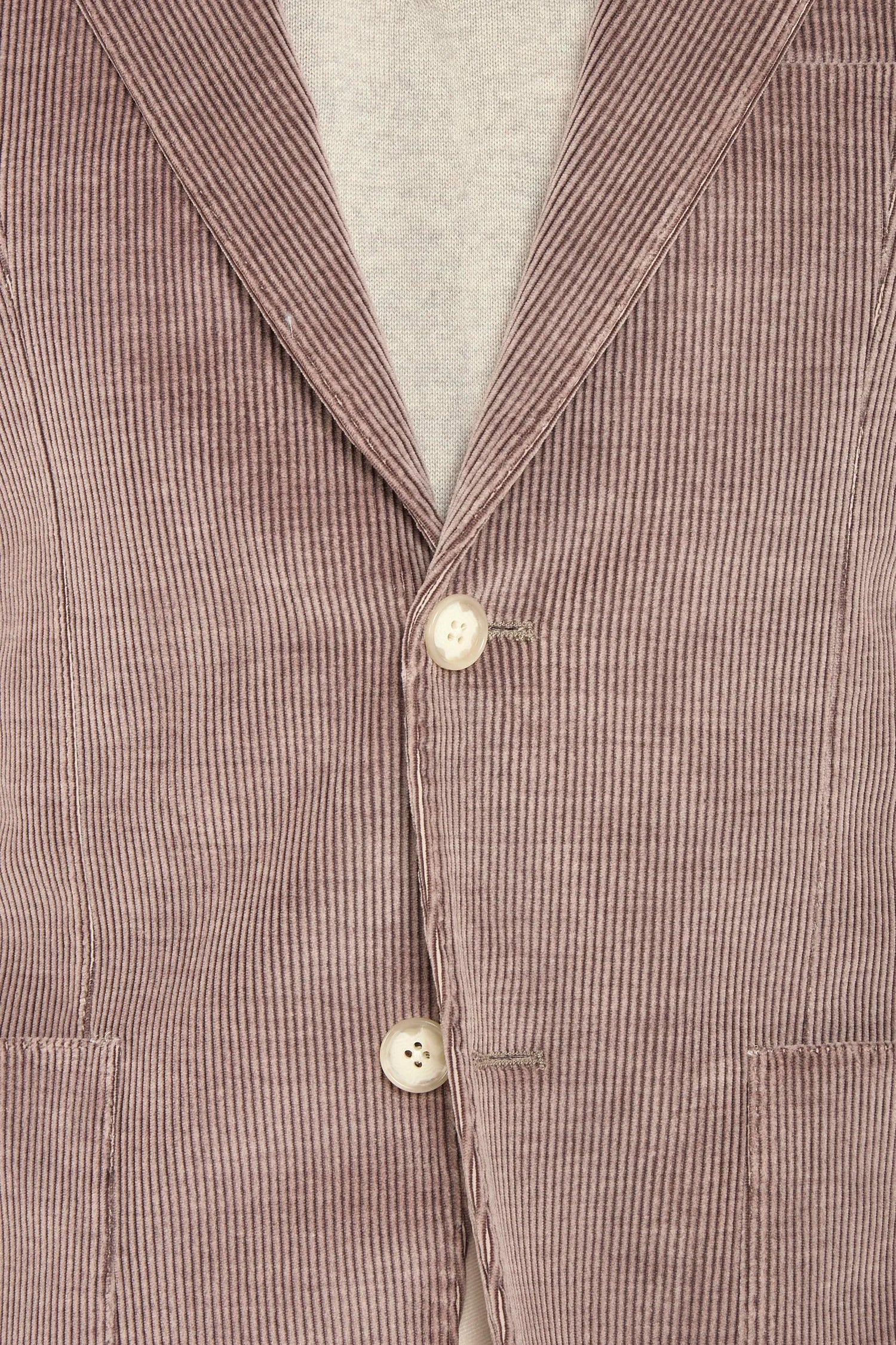 Giacca in velluto a coste prugna - Made in Italy