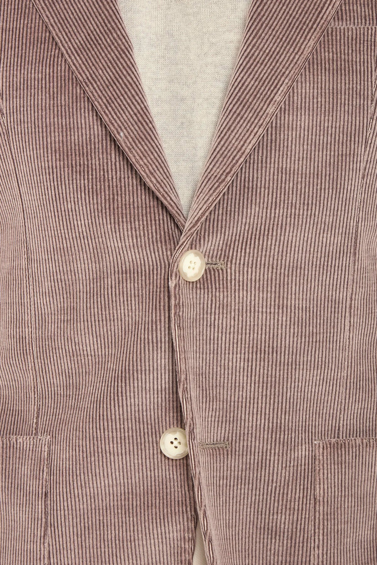 Giacca in velluto a coste prugna - Made in Italy