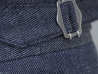 denim sartorial trousers pini parma, denim gurkha trousers, pantalon denim gurkha