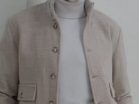 beige bomber, beige flannel bomber, beige wool bomber, luxury beige bomber, luxury beige bomber flannel, valstarino bomber beige, beige wool valstarino, beige valstarino, wool a1 flight jacket, beige a1 flight jacket, A-1 flight jacket beige, beige A-1 jacket, A-1 bomber jacket, bomber beige, bomber beige flanelle, bomber beige laine