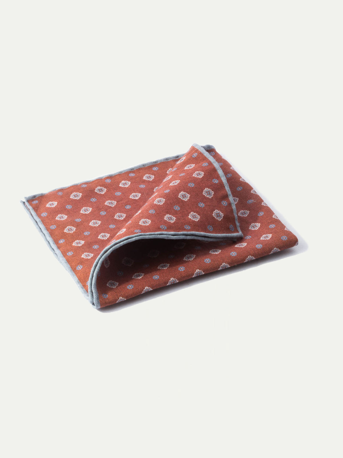 Red fancy pocket square - Made in Italy