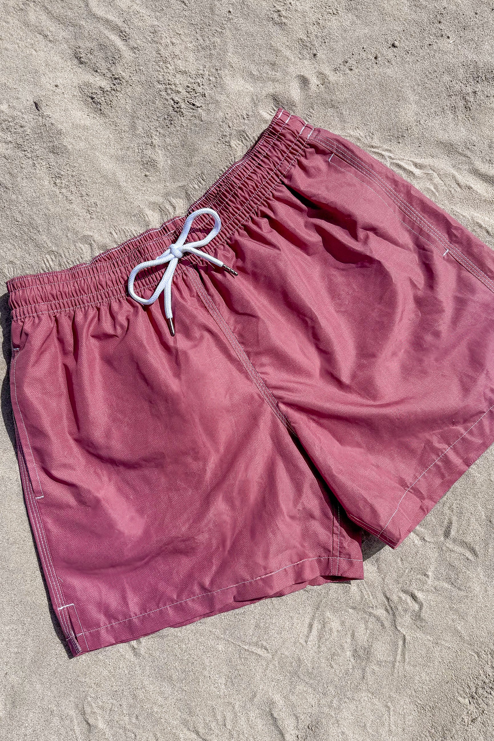 Red swim shorts - Made in Italy