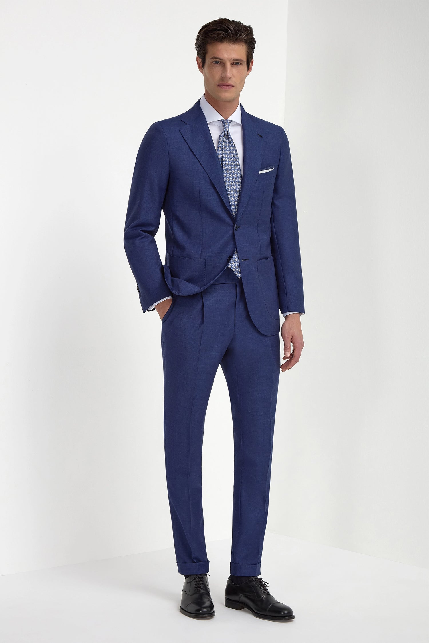 Royal blue suit