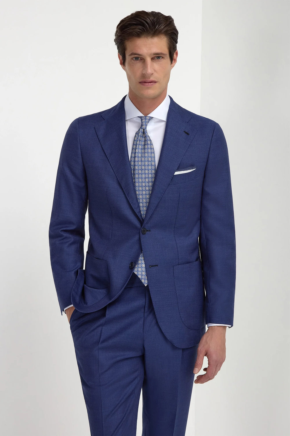 Royal blue suit