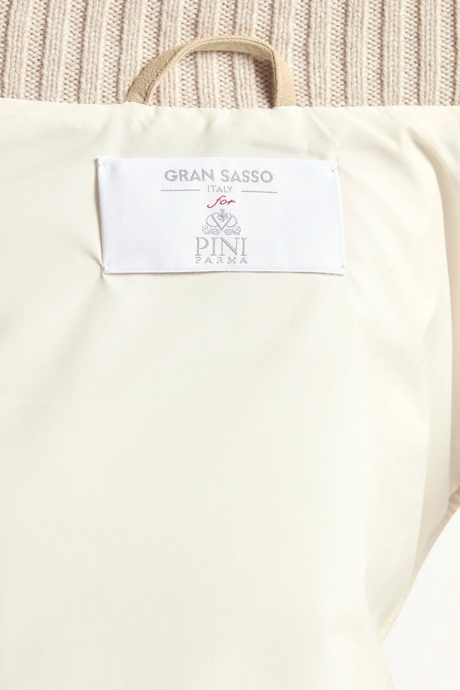 Gilet en alcantara sable - Made in Italy
