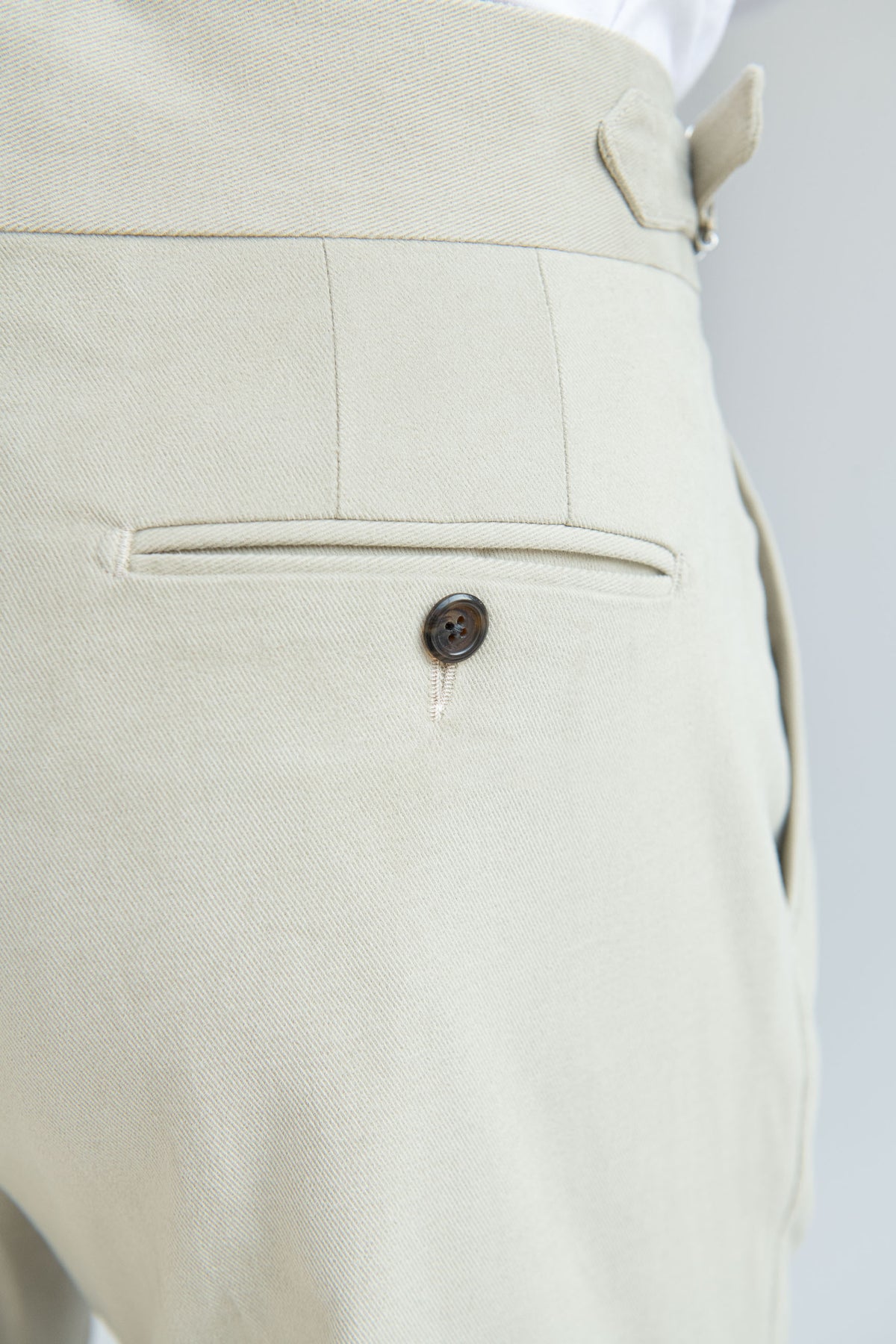 Pantalon Soragna en coton sable - Made in Italy