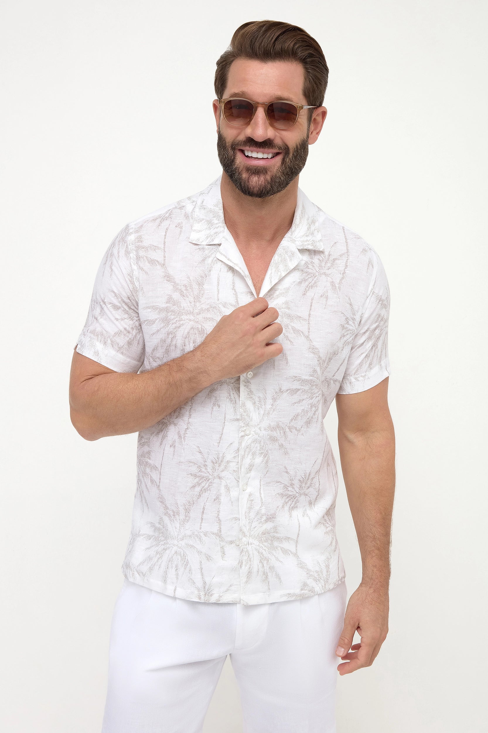 KY's Camicia Hawaiana Originale, Made In Hawaii, 100% Cotone, Con Tasca, Bottoni In Noce Di Cocco, Nero, Taglia L