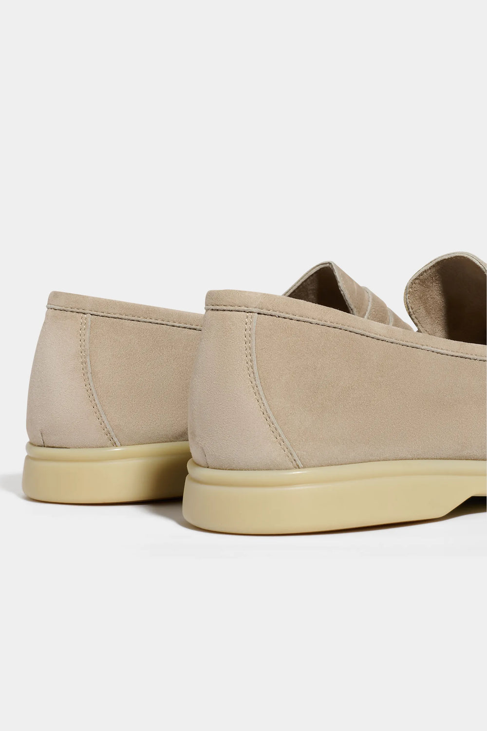 Sand penny loafers - Made in Italy