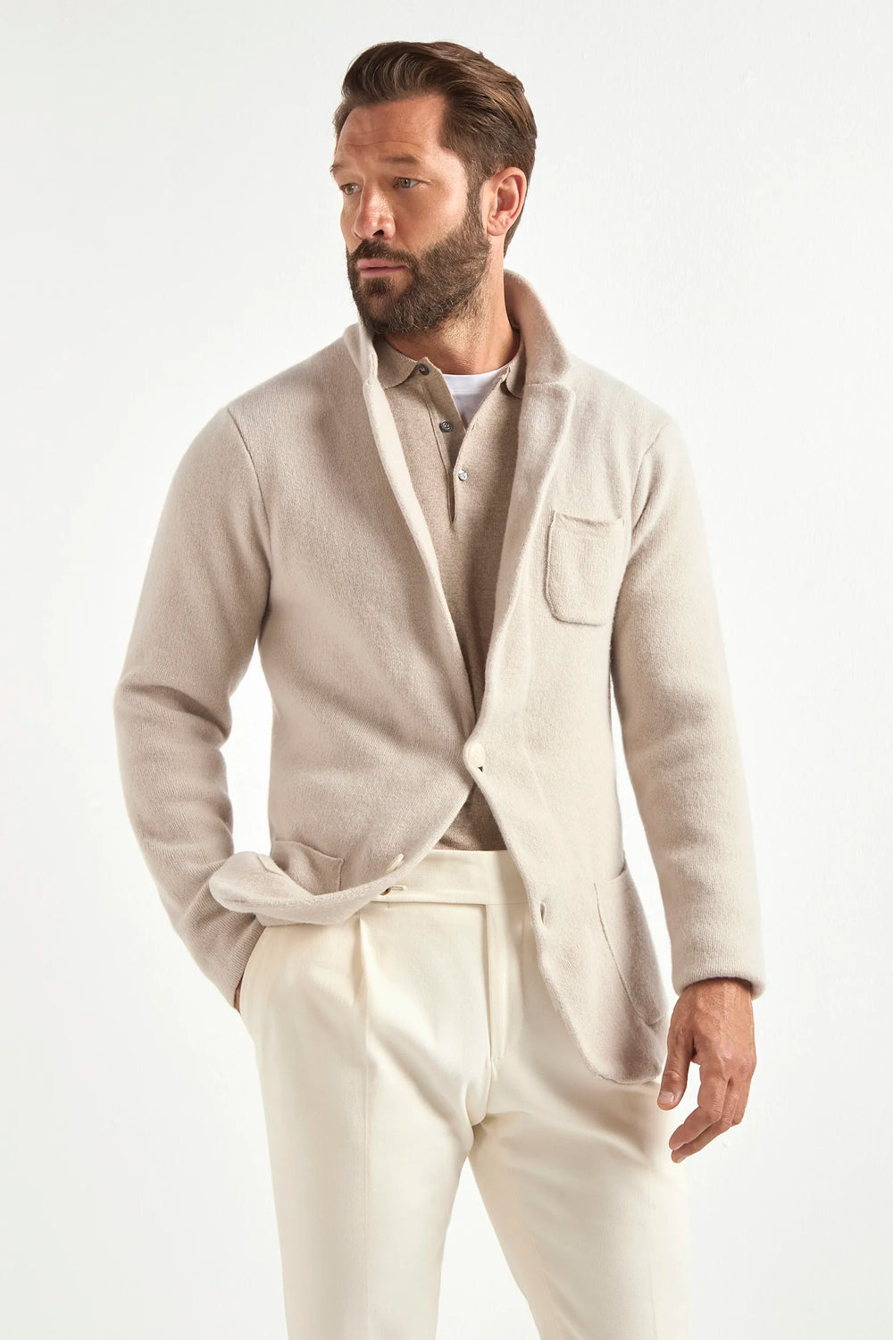 stone knitted jacket, men's knitted jacket, italian wool cashmere jacket, stone knit jacket, luxury men's jacket, elegant men's knitwear, refined knitted jacket, tailored stone jacket, premium italian jacket, sophisticated men's knitwear, timeless italian jacket, upscale men's jacket, classic stone knitwear, italian craftsmanship jacket, premium men's cashmere jacket, refined italian knit jacket