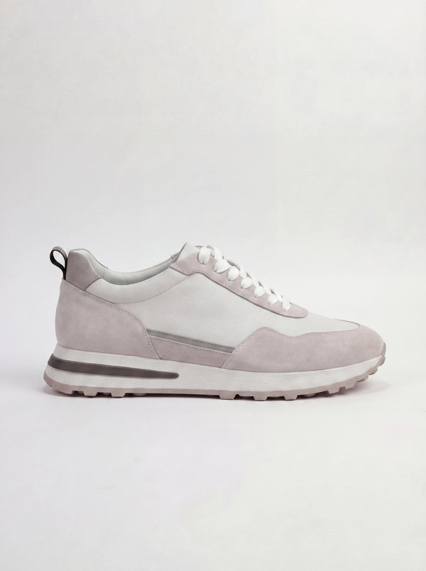 men Pini Parma grey sneakers made in italy in nubuck 