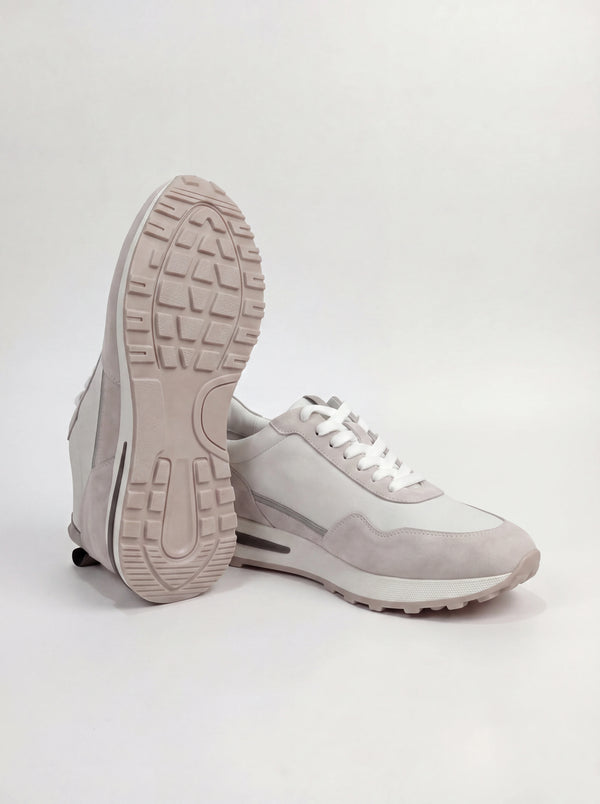 men Pini Parma grey sneakers made in italy in nubuck 