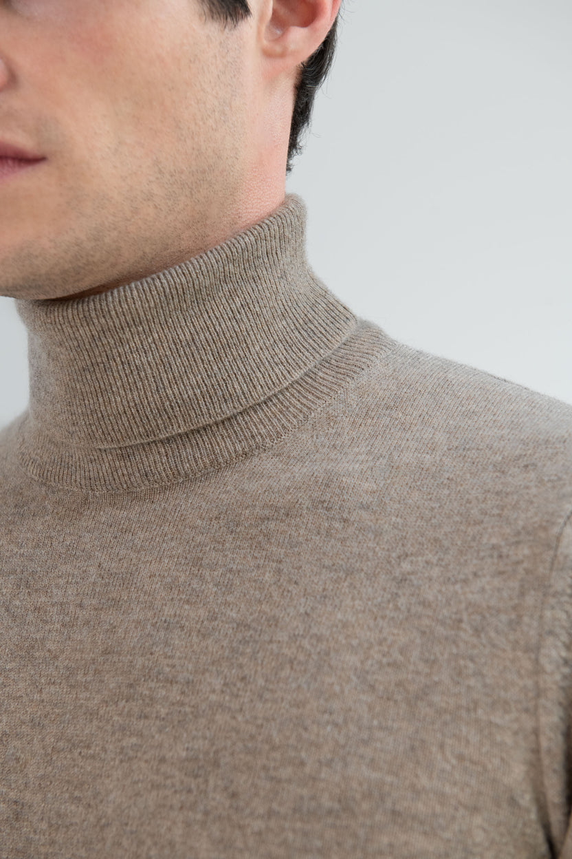 Women Tamara Cashmere Textured Turtleneck