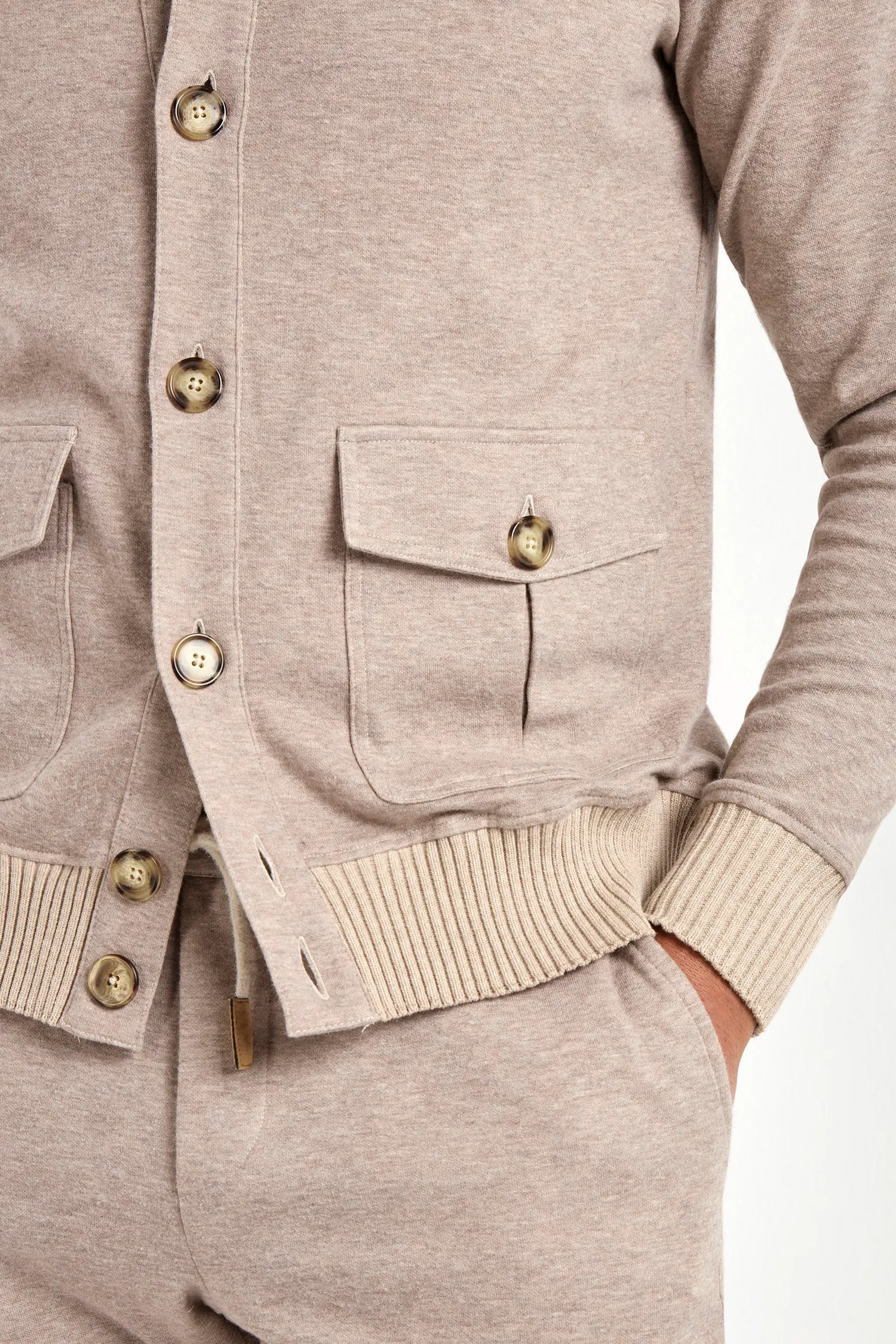 taupe jersey cardigan, men jersey cardigan, italian jersey cardigan, taupe wool jersey cardigan, luxury men's jersey cardigan, elegant men's jersey cardigan, refined wool jersey cardigan, tailored taupe jersey cardigan, premium italian jersey cardigan, sophisticated men's jersey cardigan, timeless italian jersey cardigan, upscale men's jersey cardigan, classic taupe jersey cardigan, italian craftsmanship jersey cardigan, premium men's taupe cardigan, refined italian wool cardigan