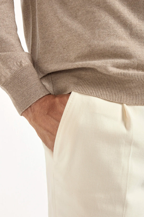 taupe merino wool polo, italian style, made in italy, lightweight merino polo, 100% merino wool polo, luxury knit polo, elegant merino shirt, refined menswear polo, premium italian knitwear, smart casual polo, versatile layering polo, fine merino polo, tailored merino polo, breathable wool polo, soft merino knit polo, upscale polo shirt, italian craftsmanship polo, polished knit polo, classic taupe merino polo, timeless italian knit