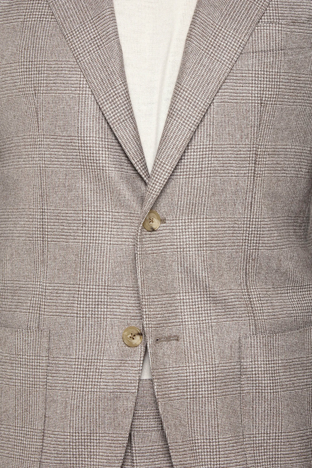 Costume Prince de Galles taupe - Made in Italy
