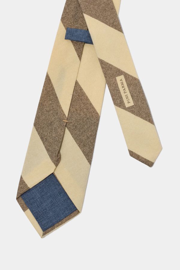 taupe regimental tie, men's regimental tie, italian silk tie, taupe silk tie, luxury men's tie, elegant men's tie, refined regimental tie, tailored taupe tie, premium italian tie, sophisticated men's tie, timeless italian silk tie, upscale men's tie, classic taupe tie, italian craftsmanship tie, premium men's taupe tie, refined italian silk tie