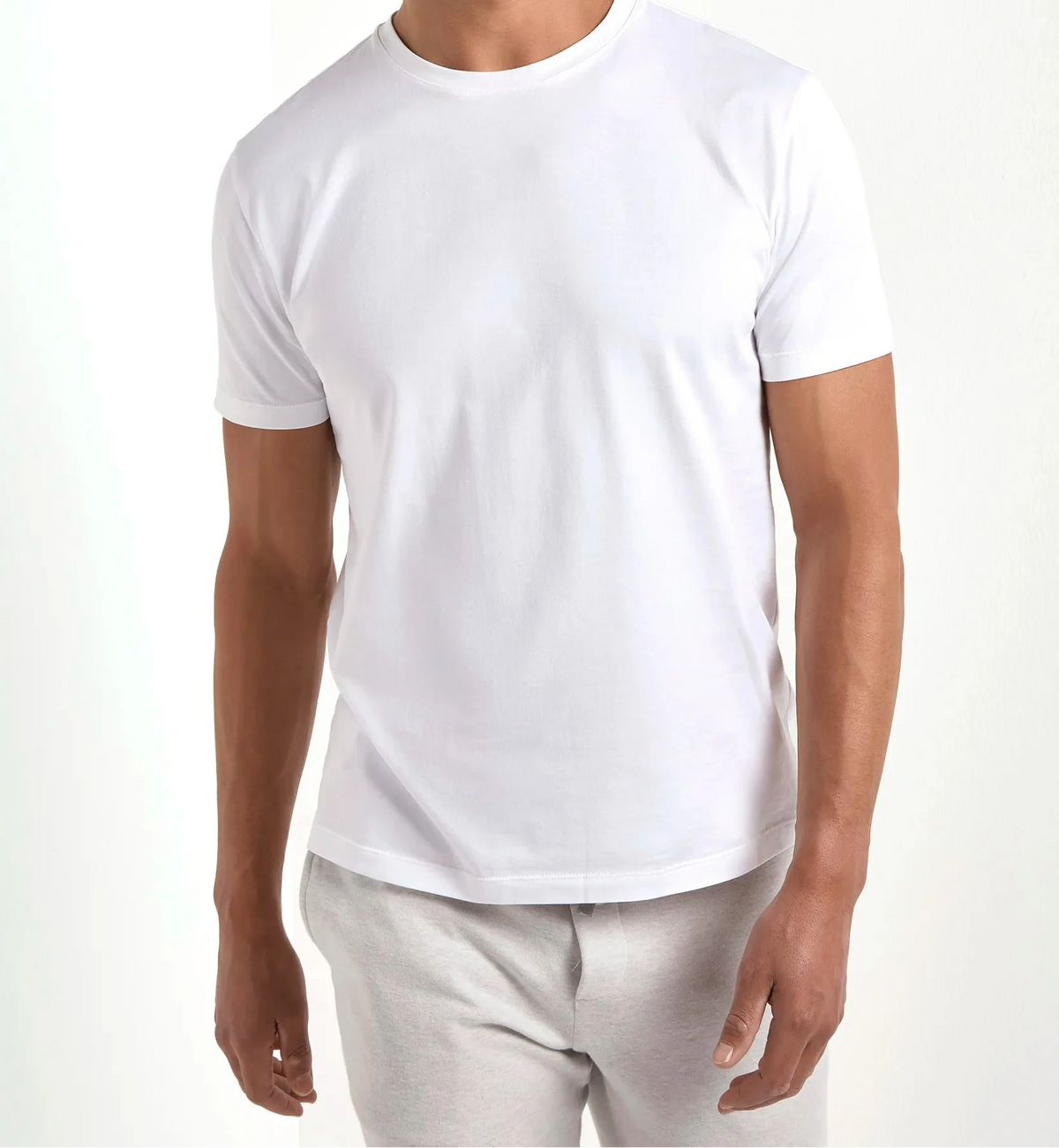 Pini Parma Italy Men fashion t-shirt jersey white casual