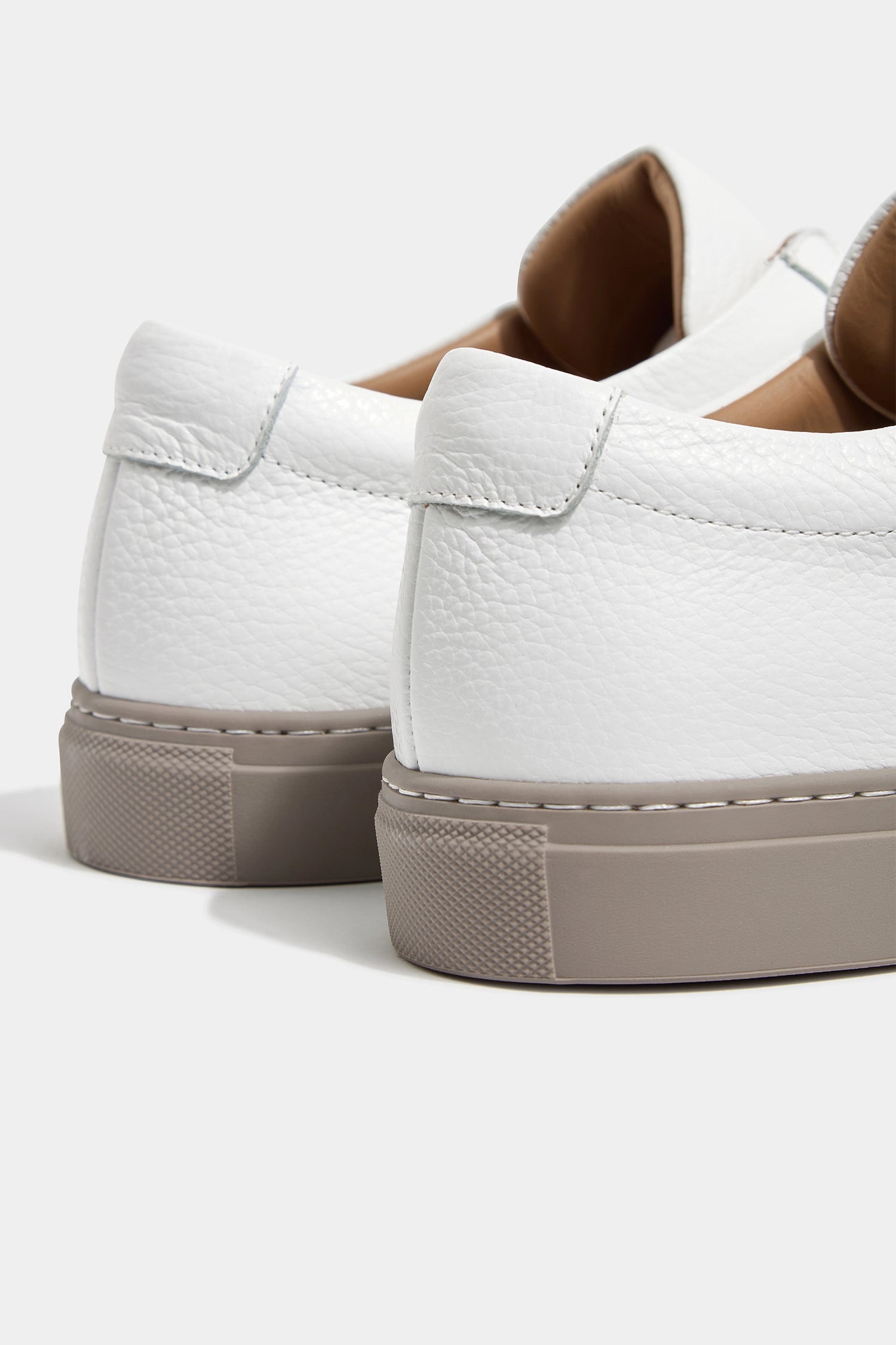 Sneakers bianche in pelle - Made In Italy