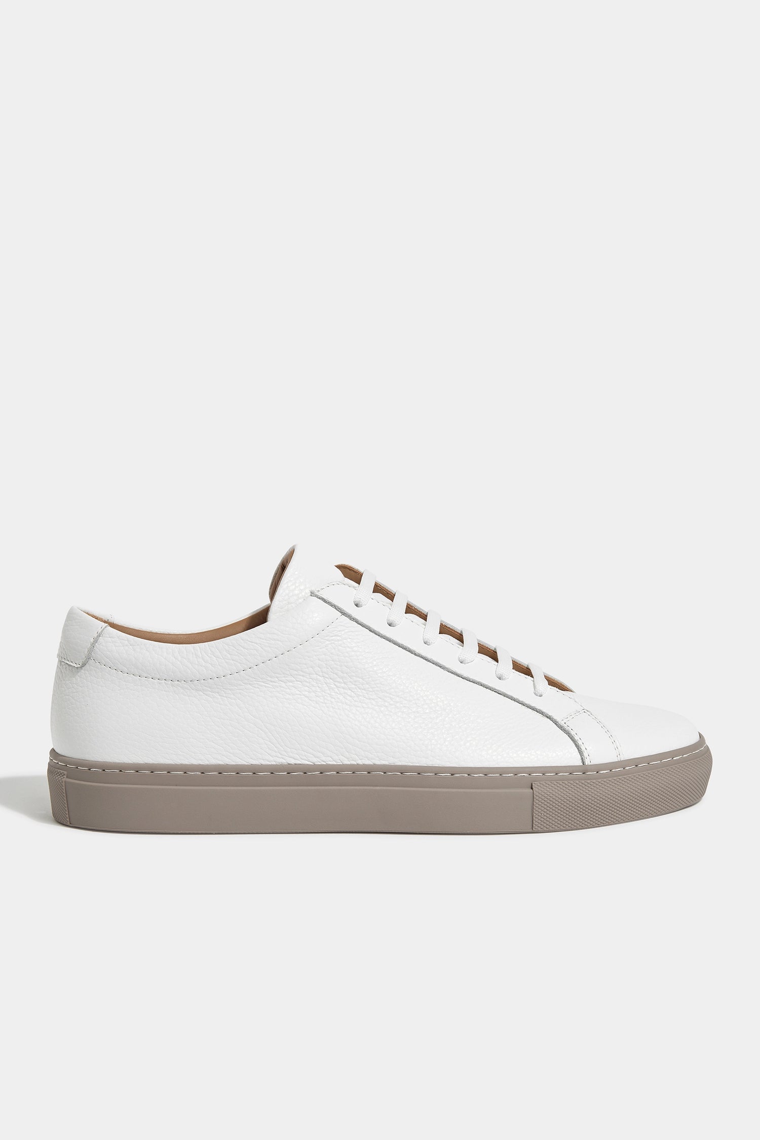 Sneakers bianche in pelle - Made In Italy