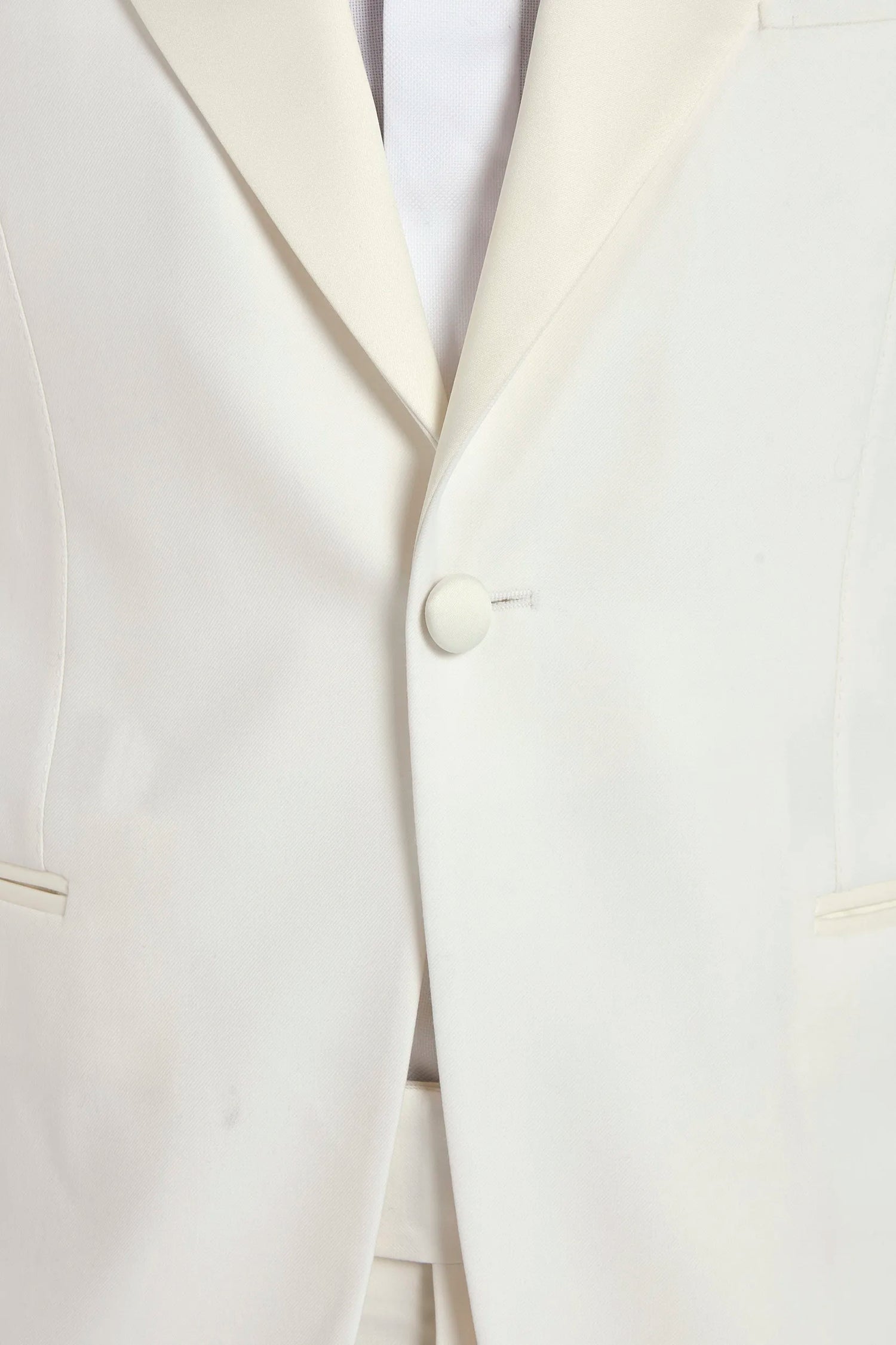 Men Pini Parma white tuxedo made in italy in wool 