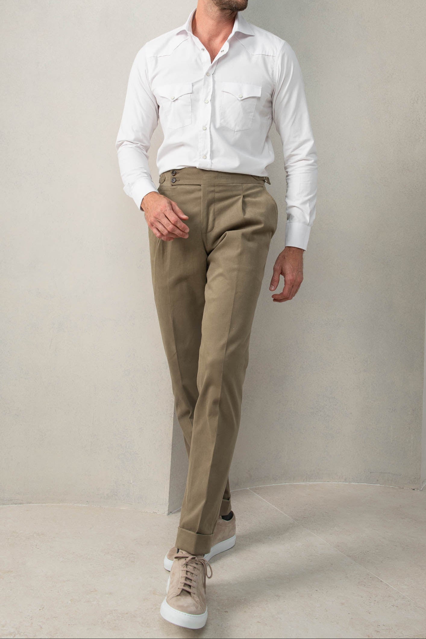 white western shirt, chemise western blanche, western shirt, italian western shirt