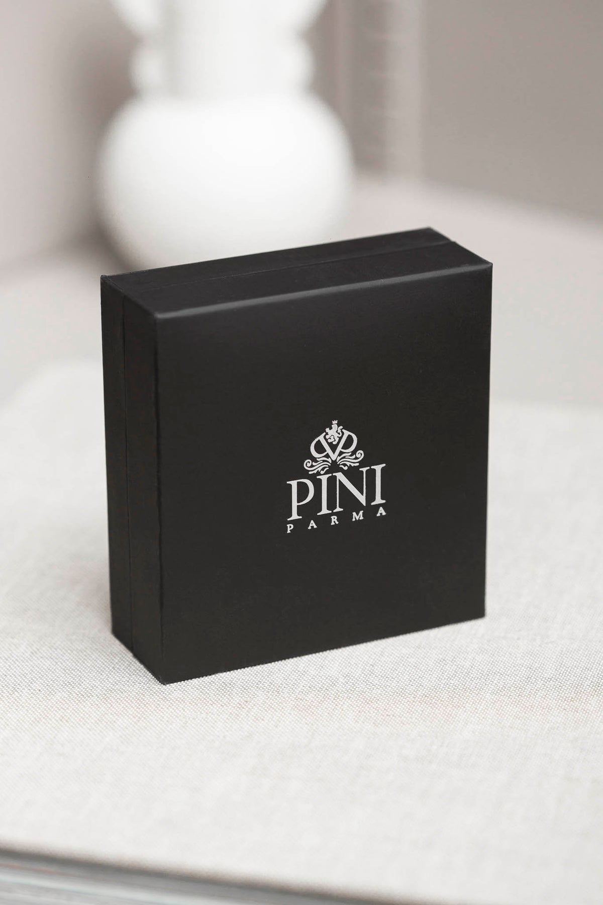 Ensemble de boutons de manchette et boutons de plastron noirs - Made in Italy