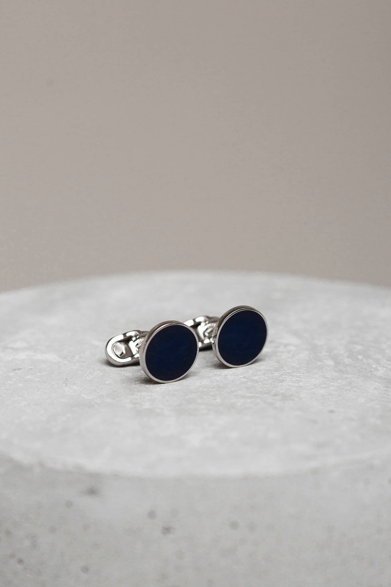 Blue cufflinks - Made in Italy