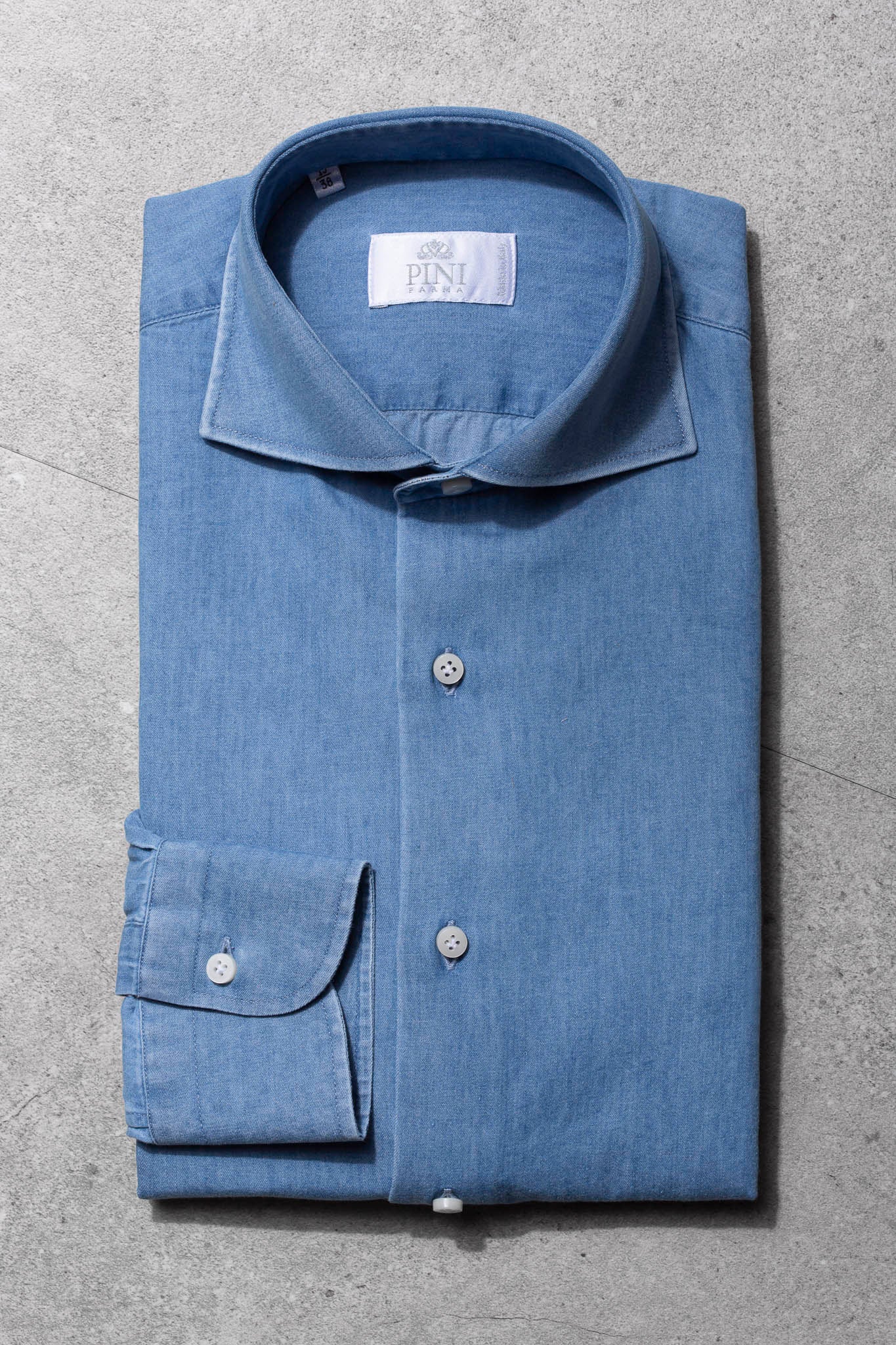 Denim blue shirt - Made in Italy