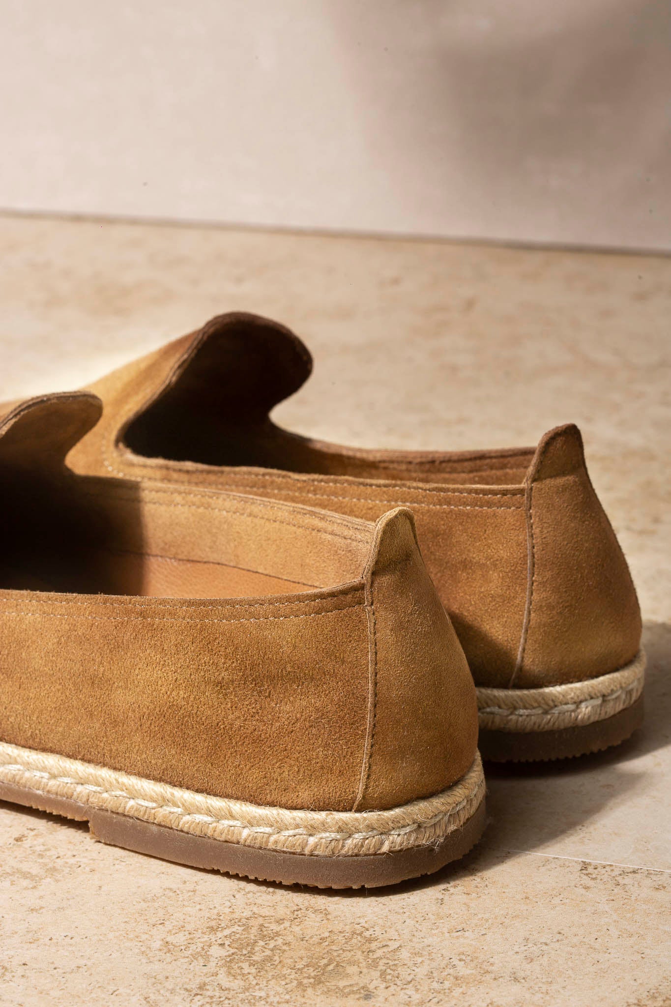 Brown suede espadrilles - Made In Italy