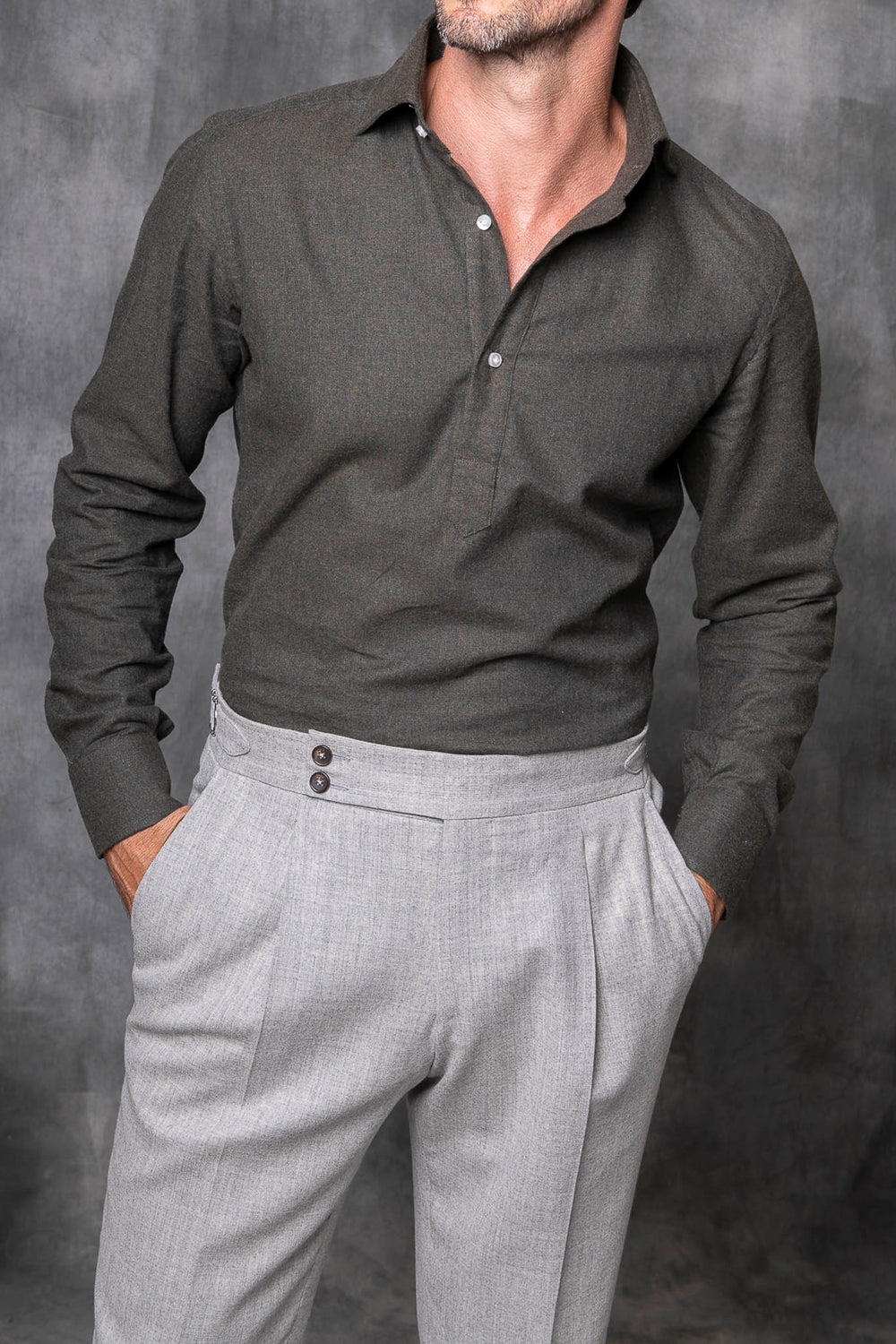  camicia in flanella, flanella italiana, camicia in flanella verde, stile italiano,popover verde, chemise en flanelle,flanelle italienne,chemise en flanelle verte ,style italien,popover verte, flannel shirt,italian flannel,green flannel shirt,italian style,green  popover