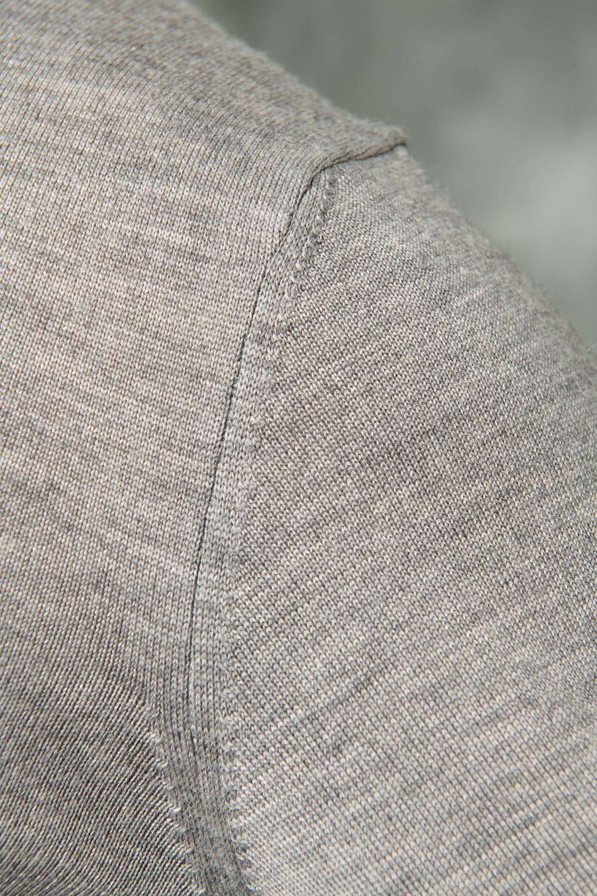 Grey merino turtleneck – Made in Italy