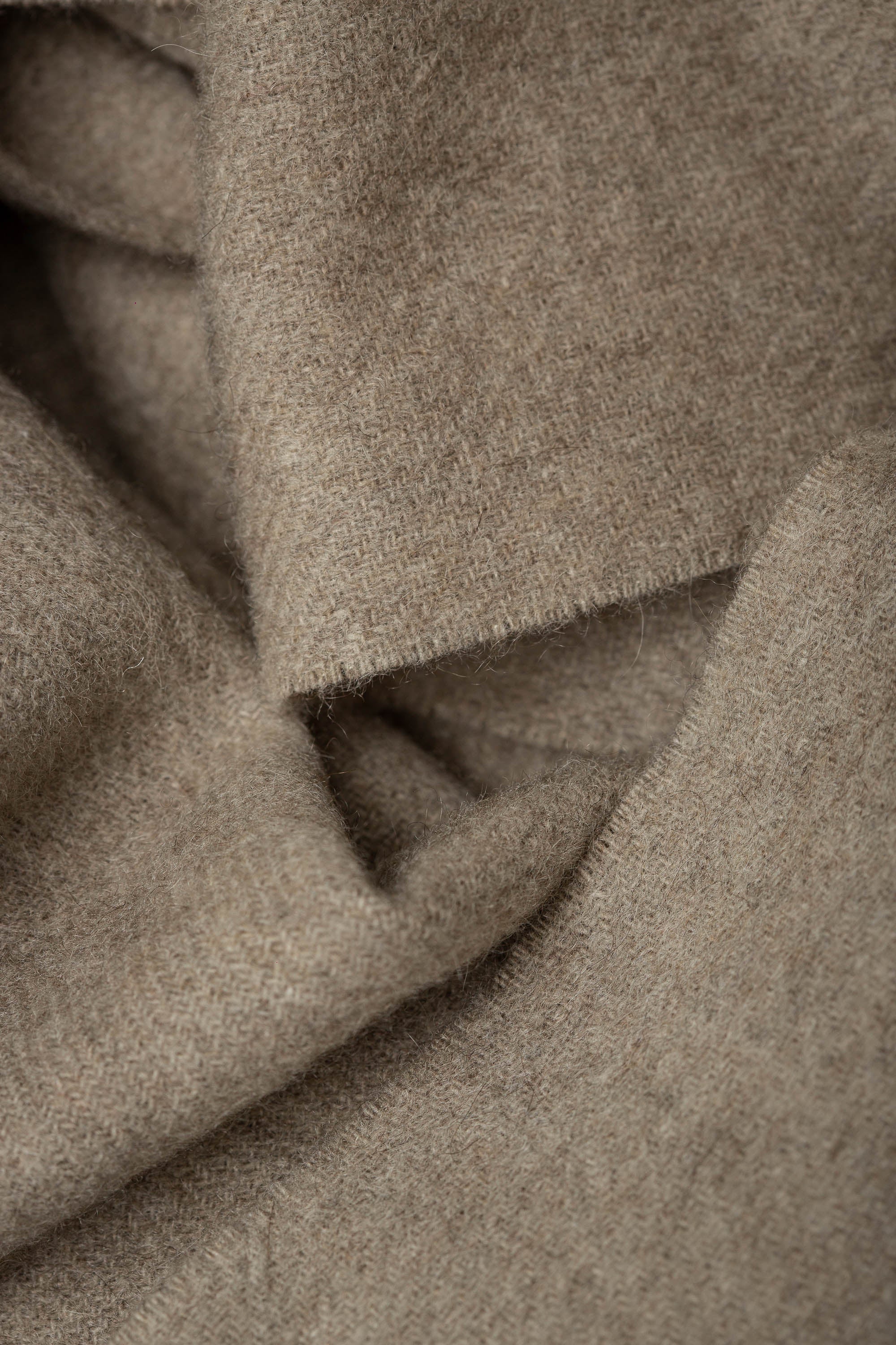 Beige cashmere scarf - Made in Italy