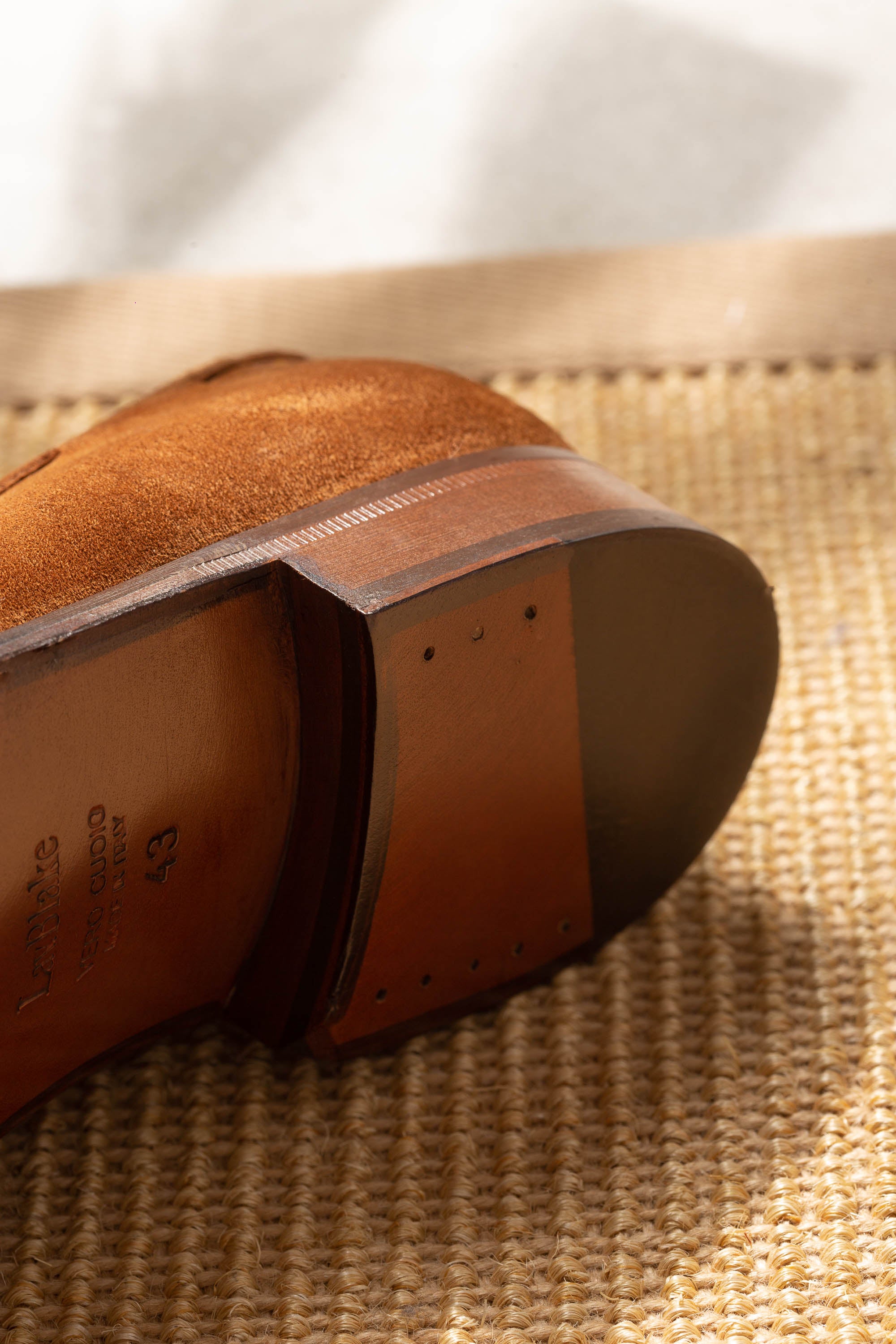 COGNAC SUEDE TASSEL LOAFER - Made In Italy
