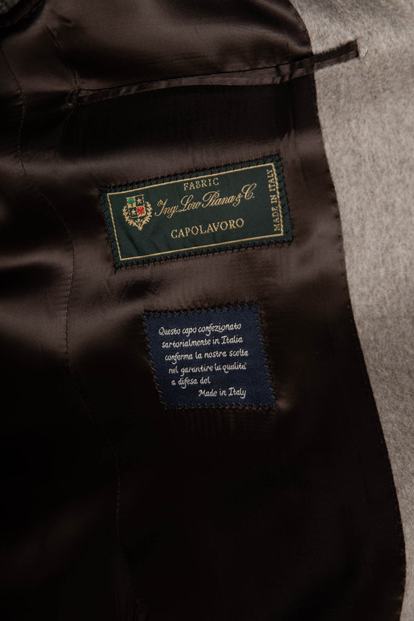 BEIGE RAGLAN COAT – Made in Italy