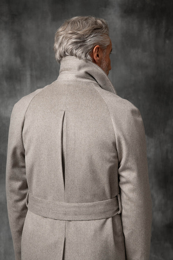 BEIGE RAGLAN COAT – Made in Italy
