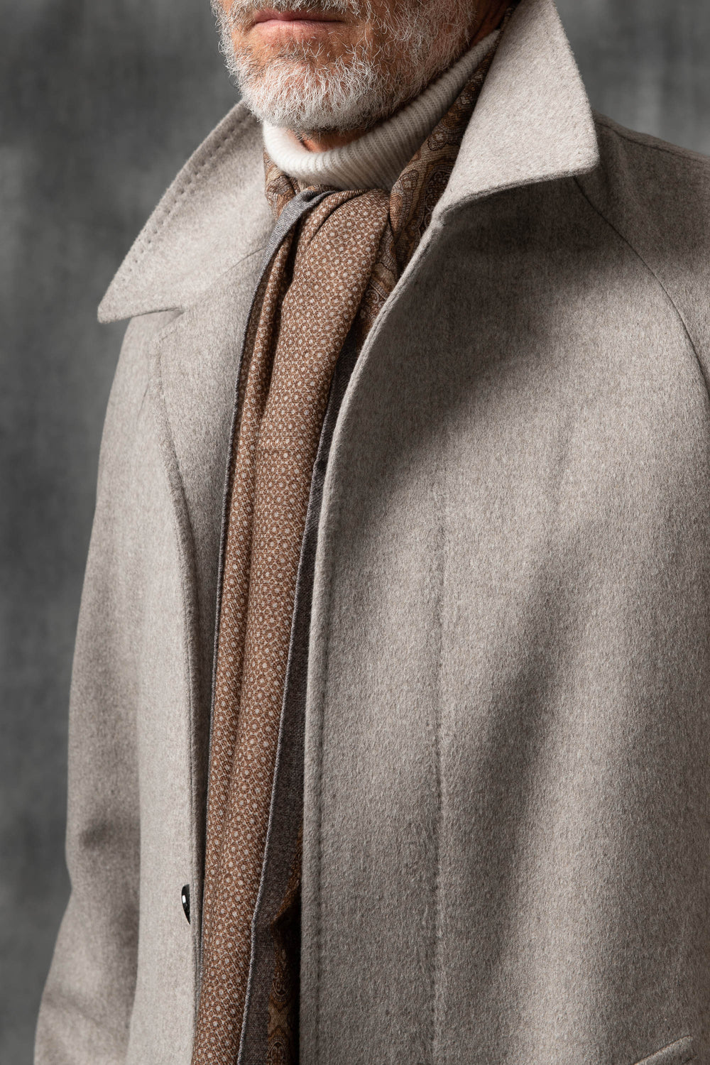 BEIGE RAGLAN COAT – Made in Italy