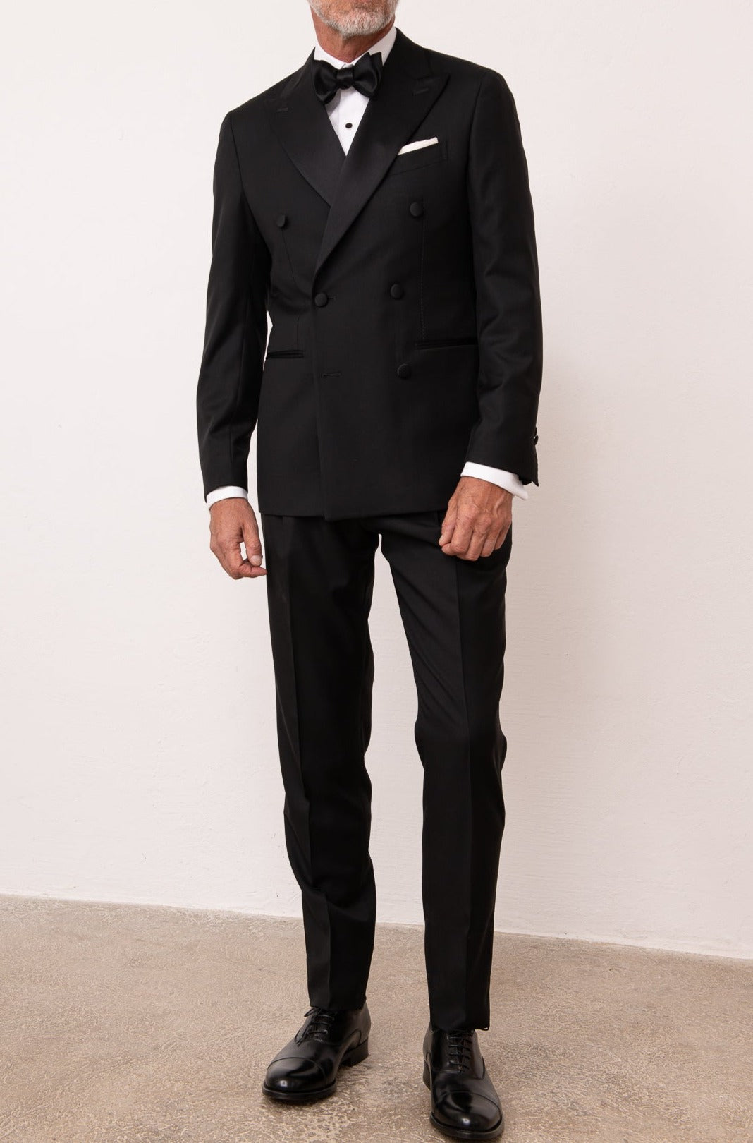 Black double breasted tuxedo - Made in Italy