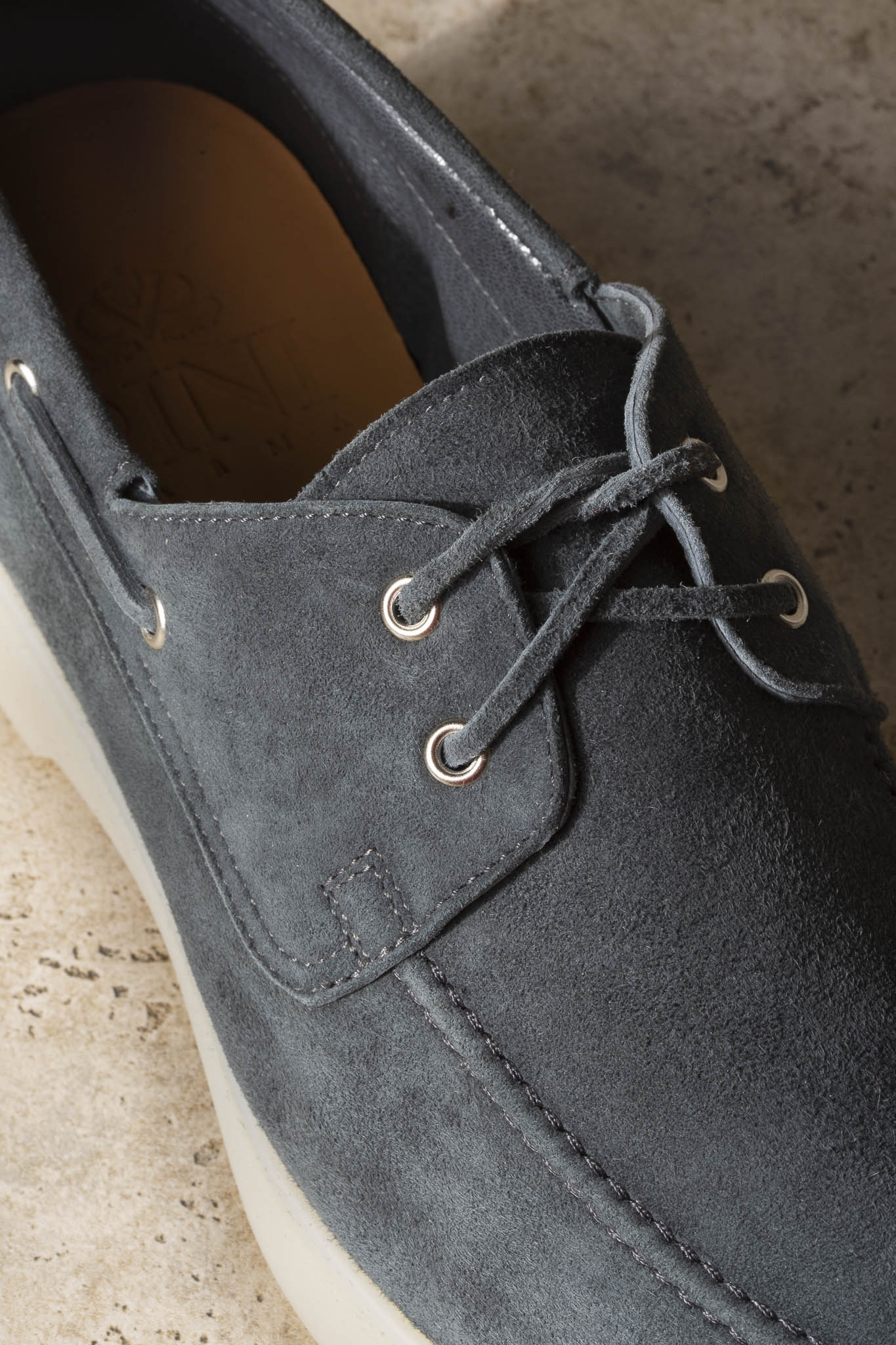 Lavagna suede boat shoes - Made In Italy