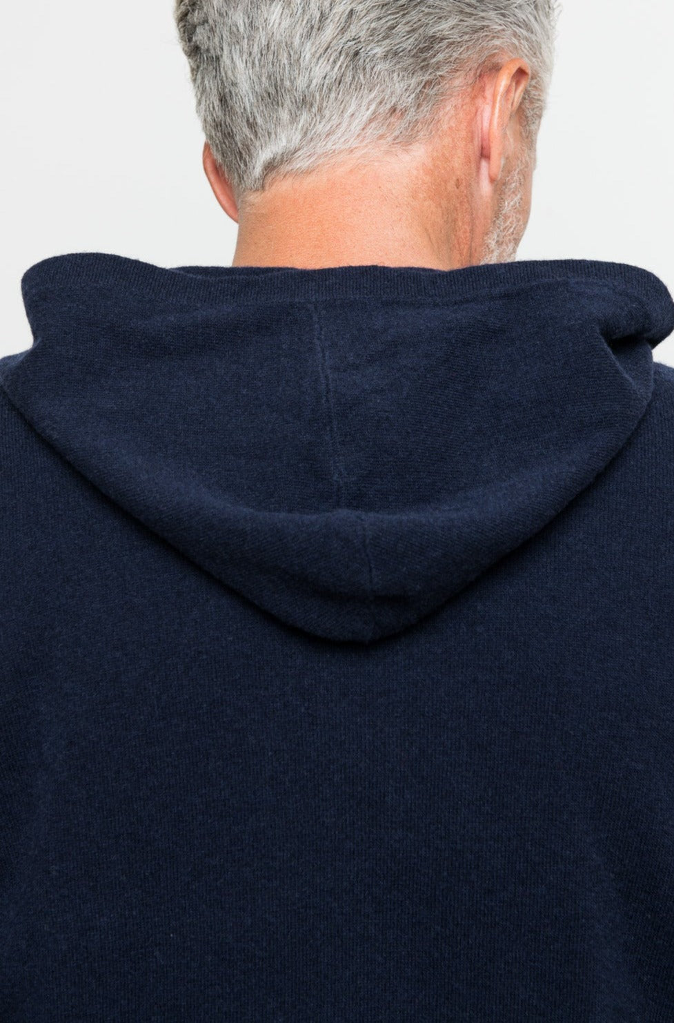 Blue Leisure Zip Hoodie - Made in Italy