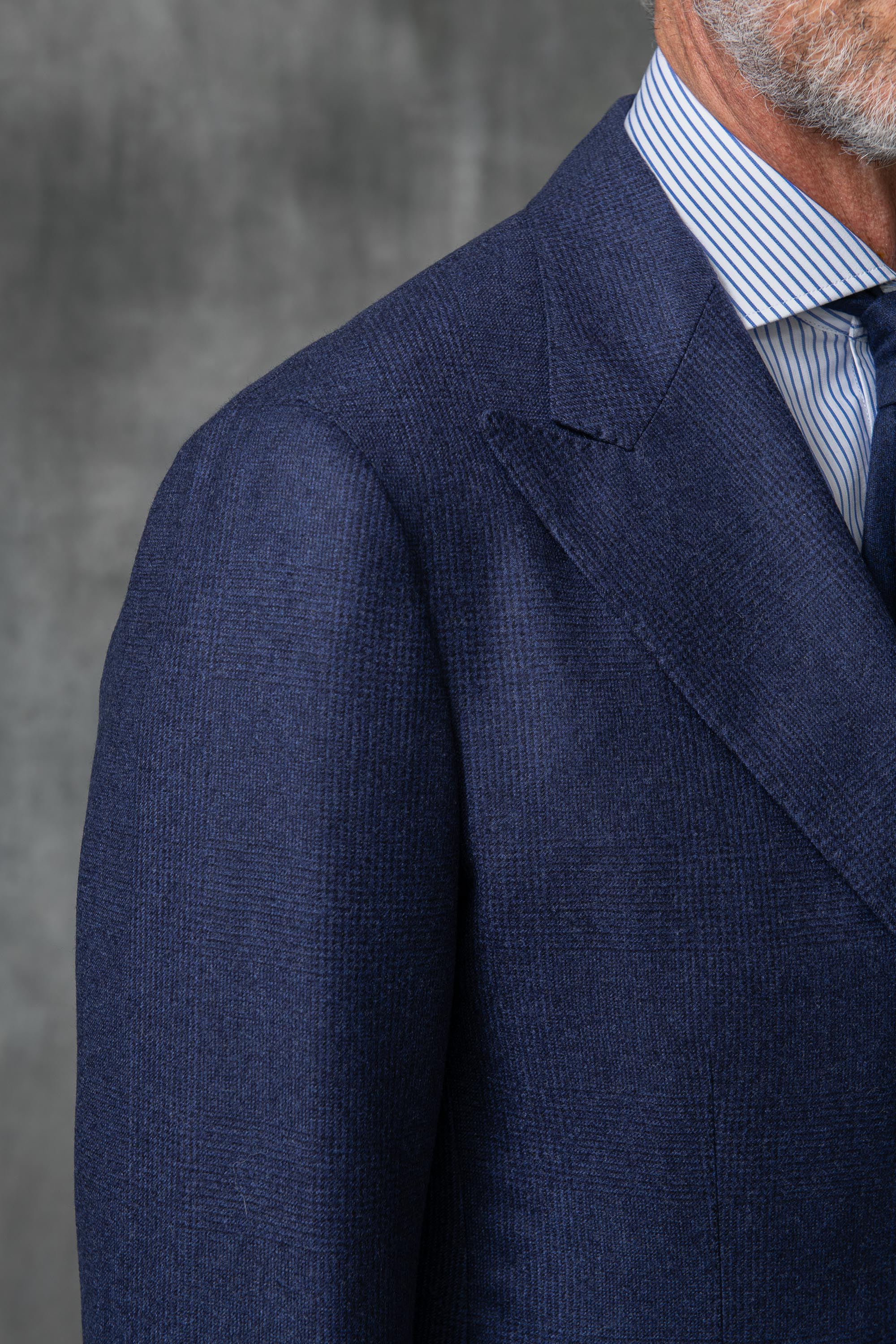 Blue prince of wales suit "Soragna Capsule Collection" - Made in Italy