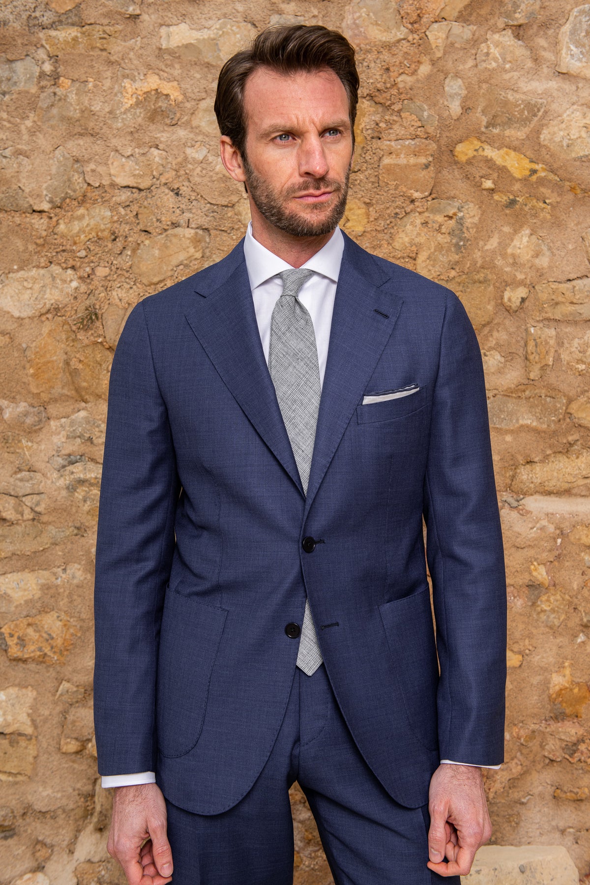 All Season Royal Blue Suit in Wash & Wear High Quality Stuff main image 1