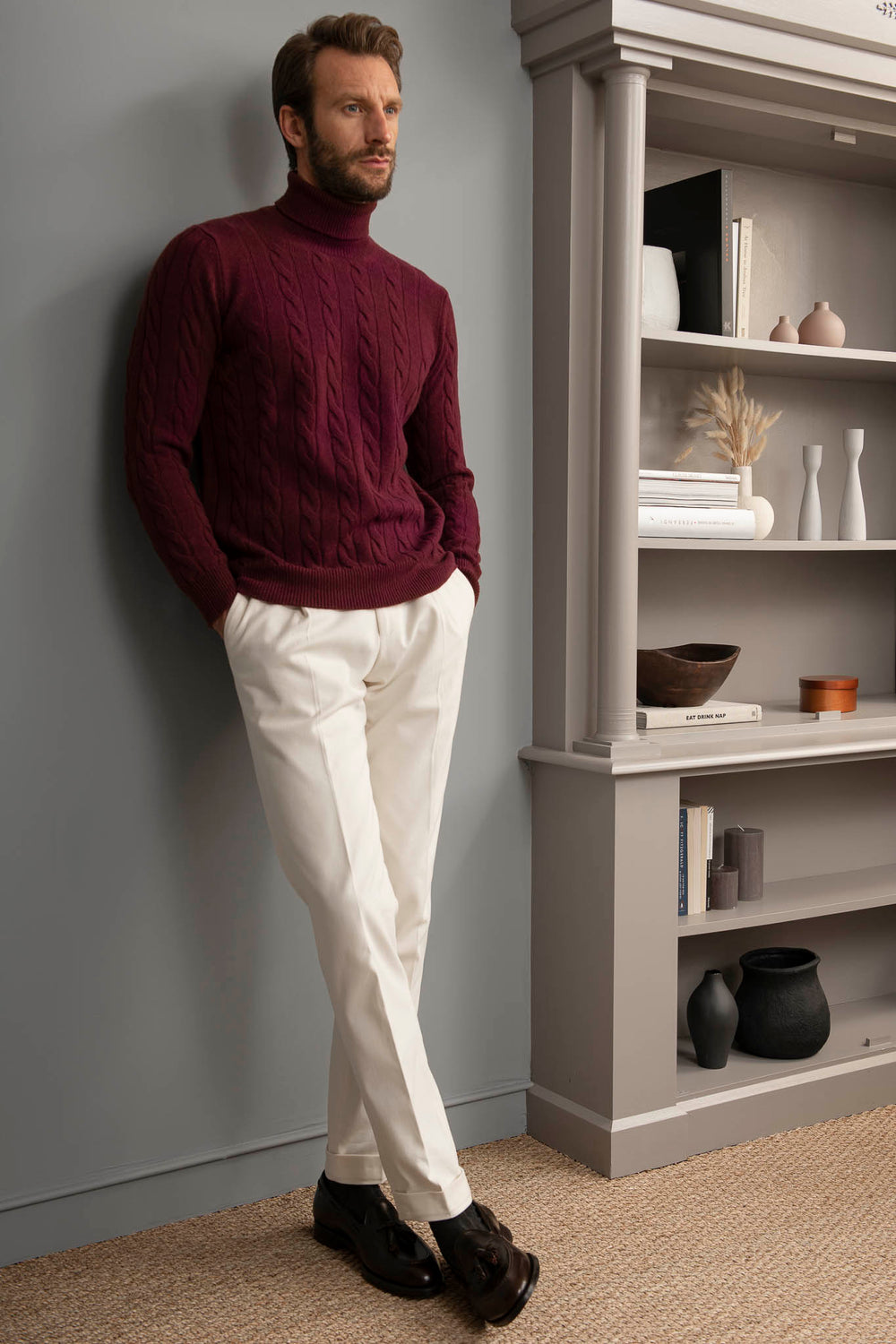 cable turtleneck, wool turtleneck, bordeaux turtleneck, bordeaux thick turtleneck, blue knit, col roulé en câble, laine col roulé bordeaux , col roulé épais bordeaux , col roulé bordeaux , col roulé épais bordeaux , maille bleu, dolcevita cable, dolcevita bordeaux lana, dolcevita spesso, dolcevita, maglia bordeaux , dolcevita bordeaux 