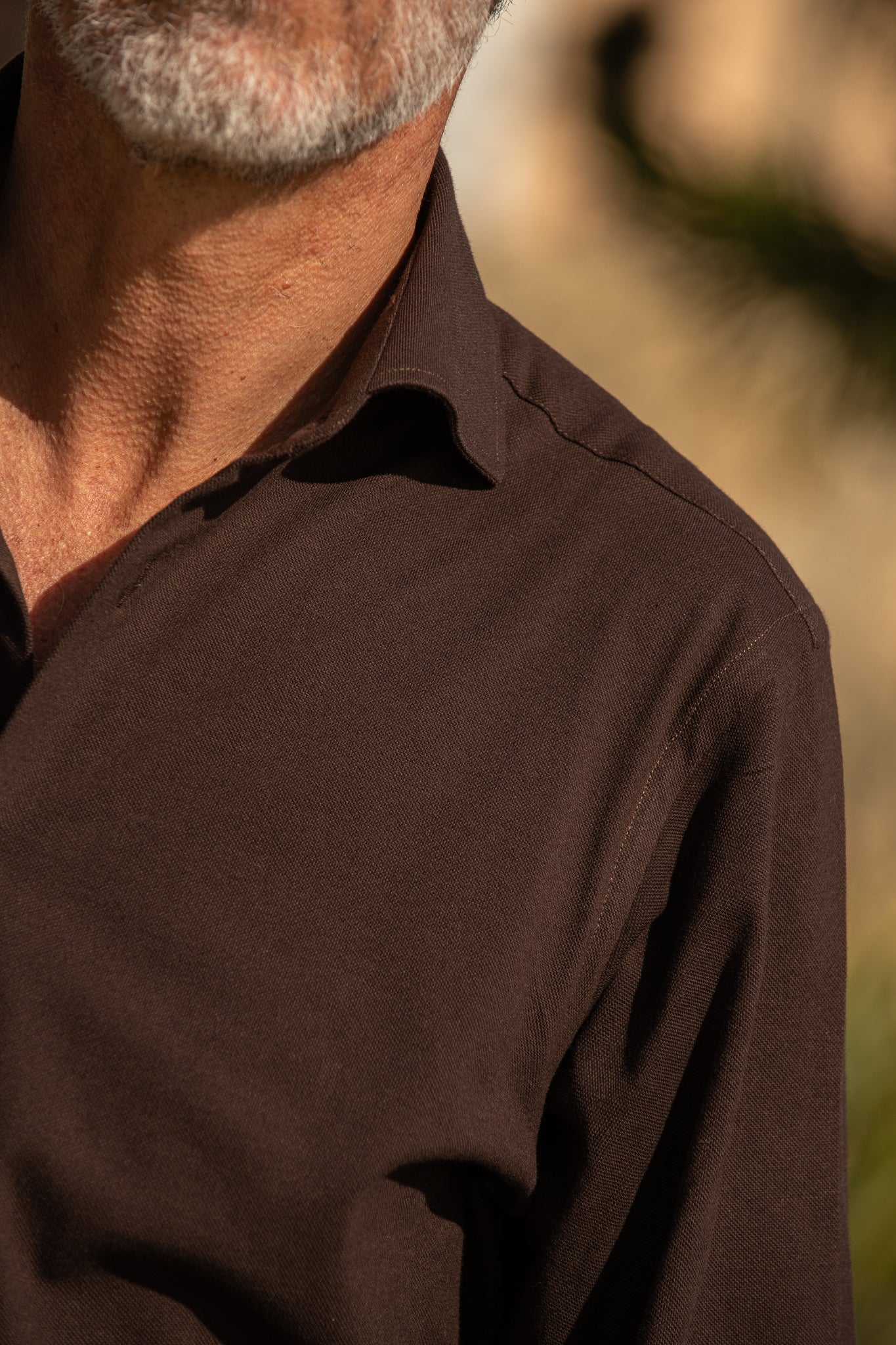 Brown polo shirt - Made in Italy