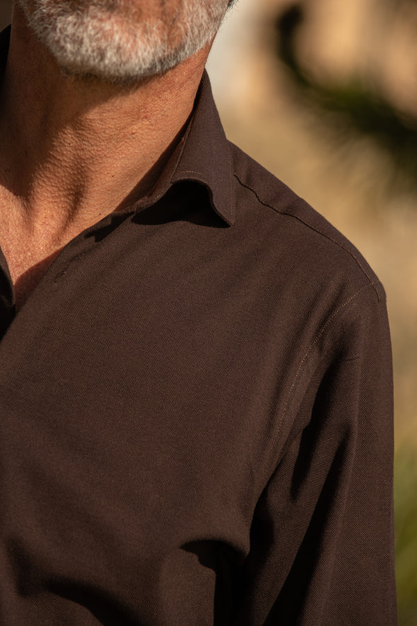 Brown polo shirt - Made in Italy
