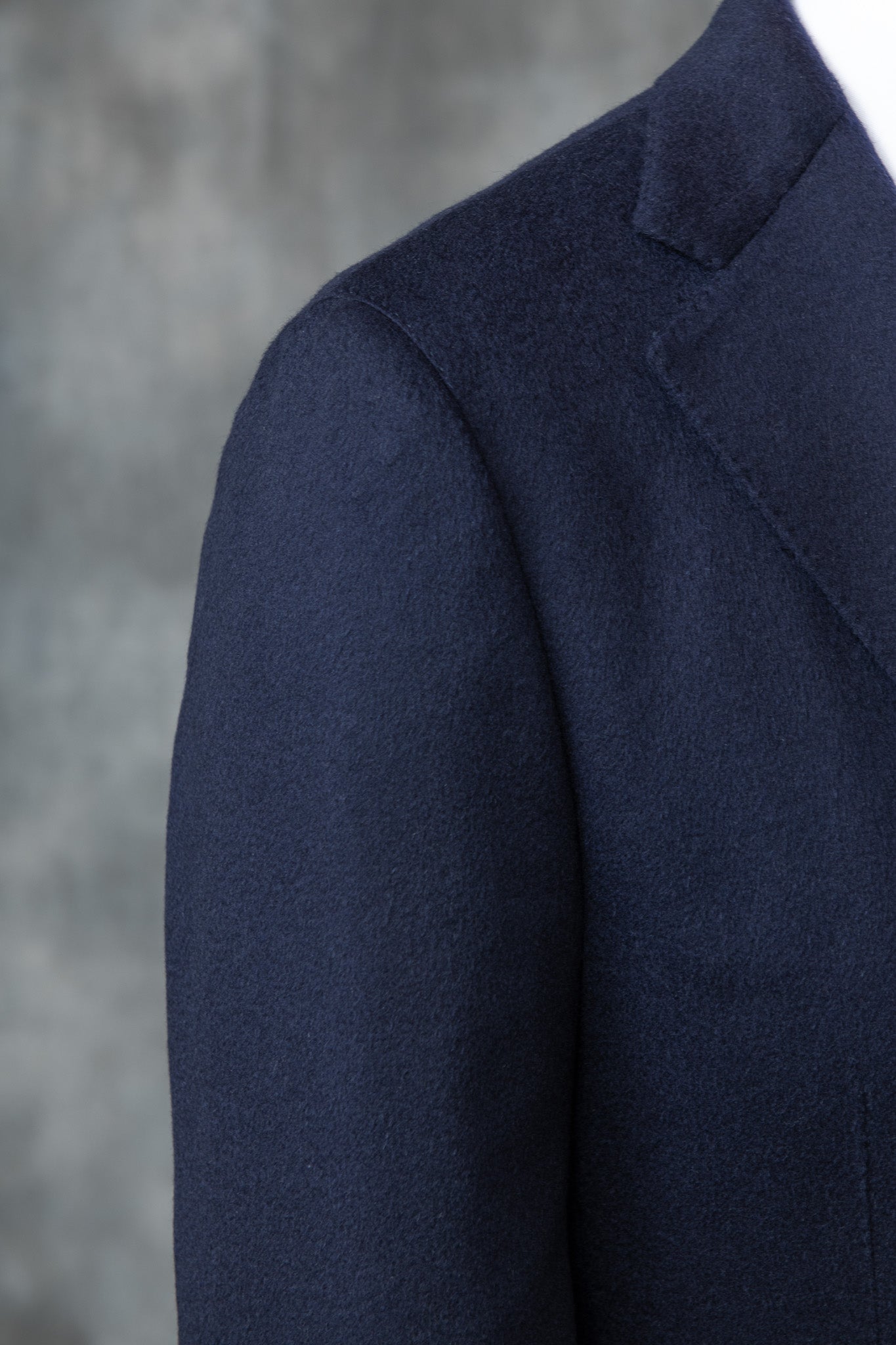 Blue blazer in cashmere - Made in Italy