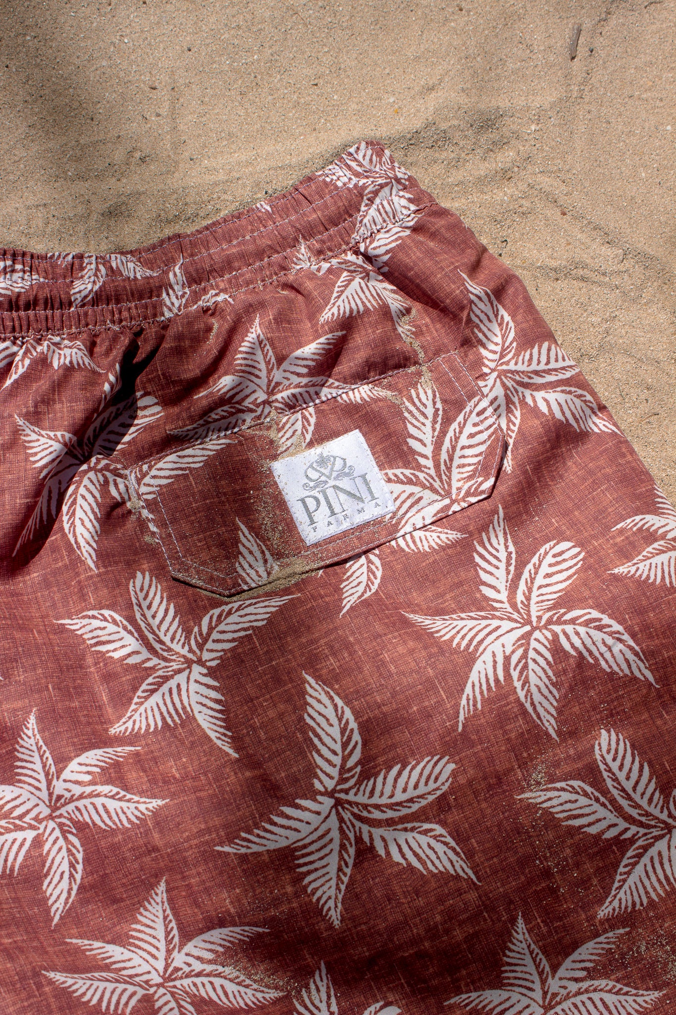 Coral swim shorts - Made in Italy