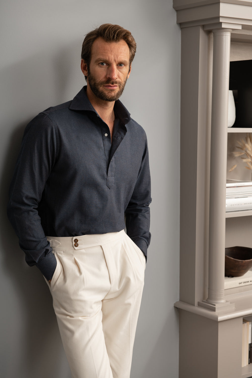  camicia in flanella, flanella italiana, camicia in flanella blu, stile italiano,popover blu, chemise en flanelle,flanelle italienne,chemise en flanelle bleue,style italien,popover bleu, flannel shirt,italian flannel,blue flannel shirt,italian style,blue popover