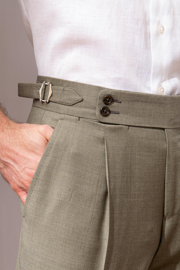 Pantaloni verdi "Soragna Capsule Collection" - Made in Italy