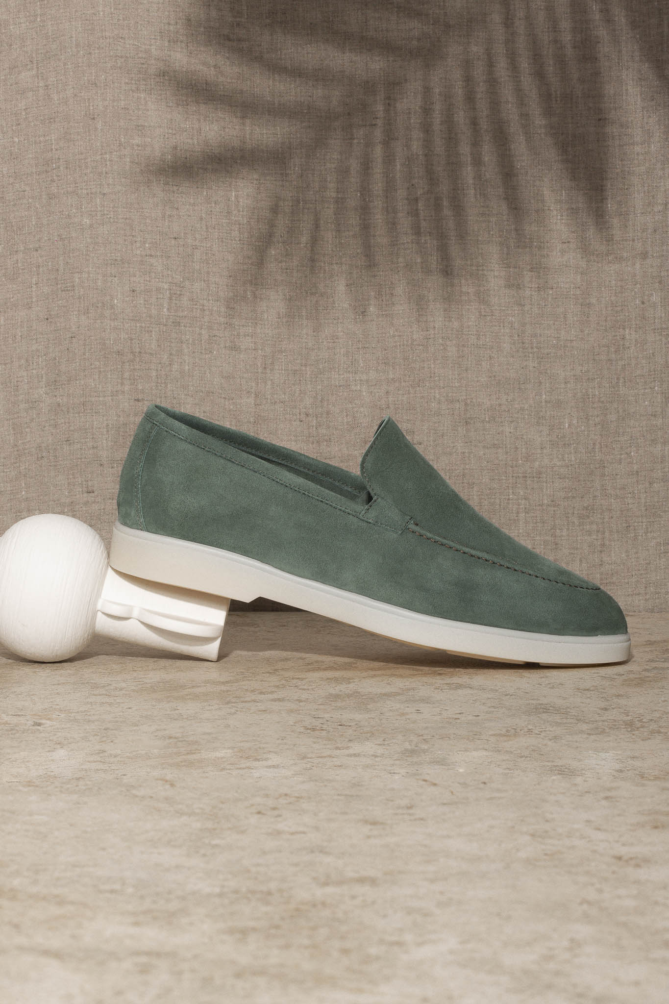 Green loafers - Made In Italy